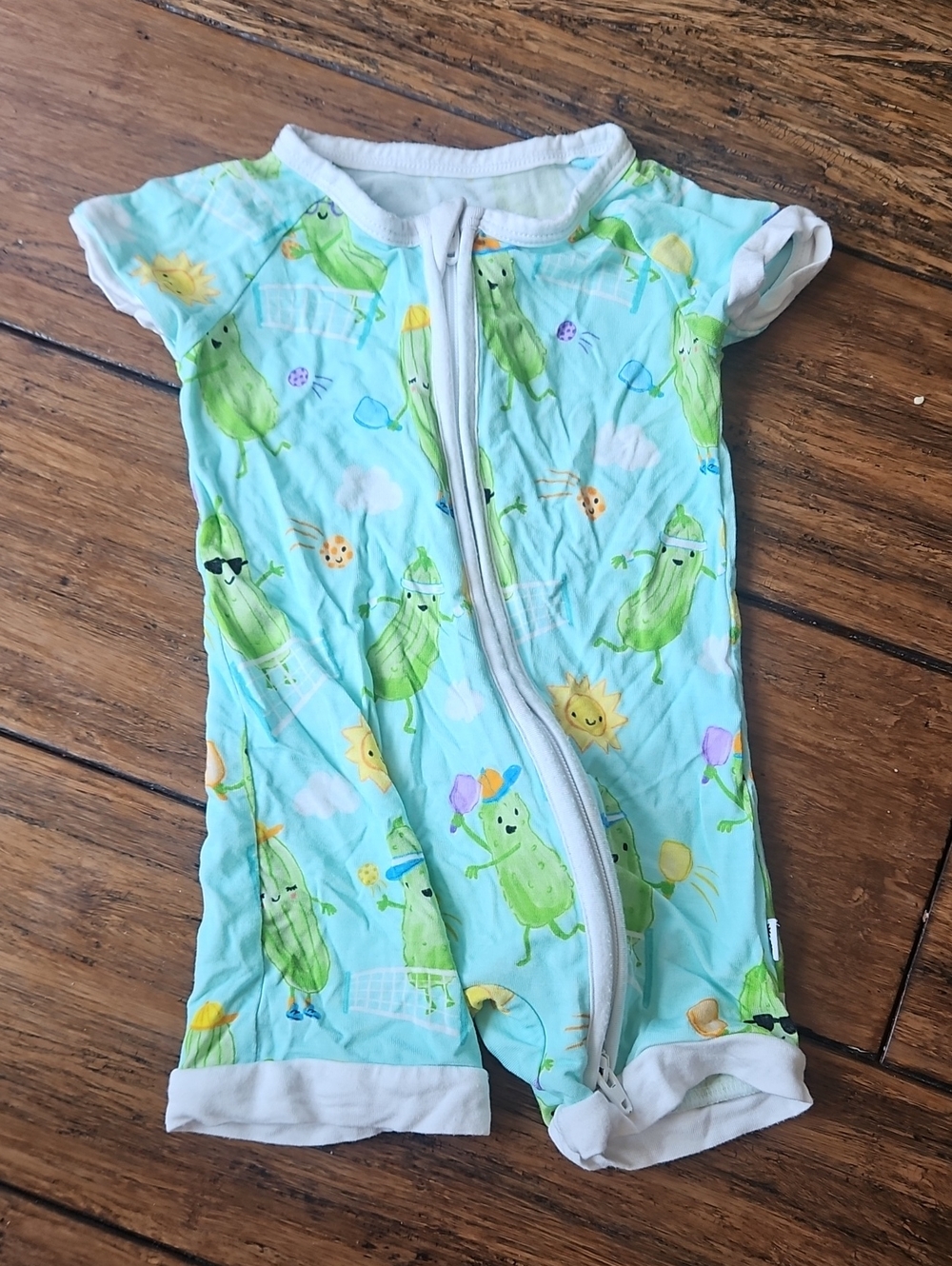 Little Sleepies Pickleball Shorties Size 0-3 Month